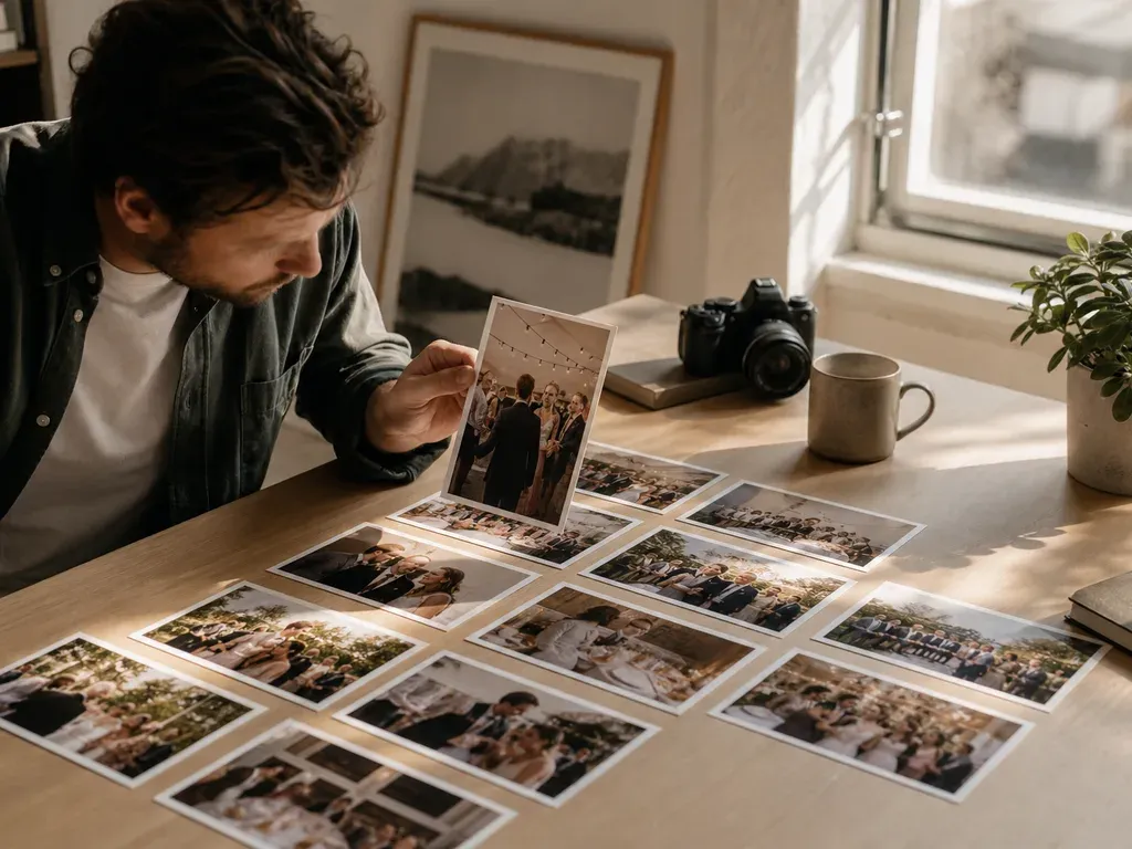 AI photo batch editor workflow for culling and enhancing many photos